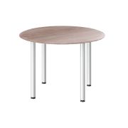 Стол для переговоров WAVE 110x110 см, дуб сонома