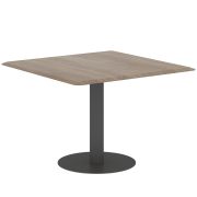 Конференц стол WAVE WCT 1111, дуб сонома/антрацит, 110х110х75.4 см