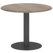 Конференц стол WAVE WCT 110, дуб сонома/антрацит, D100х75.4 см