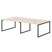 Конференц стол XTEN-Q, 272х140, бук тиара/антрацит