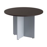 Стол для переговоров IMAGO d=110 см, венге магия/металлик