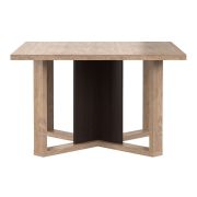 Стол для заседаний ALTO 120x120, дуб девон/венге магия
