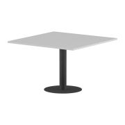Конференц стол ПРГ-6 Белый/Антрацит 1200х1200