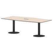 Конференц стол ПРГ-4 клен мультиплекс/Антрацит 2400х1200