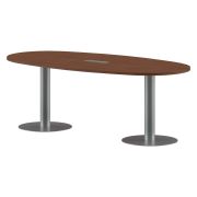 Конференц стол ПРГ-3 Орех Французский/Алюминий 2200х1100