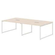 Конференц стол XTEN-Q, 272х140, бук тиара/белый
