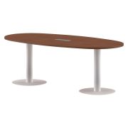 Конференц стол ПРГ-3 Орех Французский/Белый 2200х1100