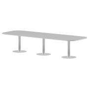 Конференц стол ПРГ-7 Белый/Белый 3600х1200