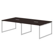 Конференц стол XTEN-Q, 272х140, легно темный/алюминий