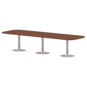 Конференц стол ПРГ-7 Орех Французский/Белый 3600х1200