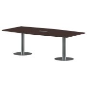 Конференц стол ПРГ-4 Венге Магия/Алюминий 2400х1200