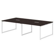 Конференц стол XTEN-Q, 272х140, легно темный/белый