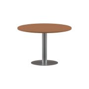 Конференц стол ПРГ-100 Груша Ароза/Алюминий D1000