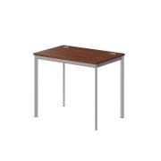 Стол рабочий IMAGO-S 90x60 см, орех французский/алюминий