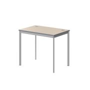 Стол рабочий IMAGO-S 90x60 см, клен мультиплекс/алюминий