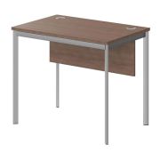 Стол рабочий с фронтальной панелью IMAGO-S 90x60 см, ясень шимо/алюминий