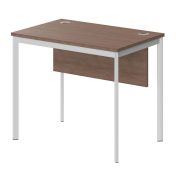 Стол рабочий с фронтальной панелью IMAGO-S 90x60 см, ясень шимо/белый