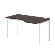 Стол эргономичный правый IMAGO-S 140x90 см, венге магия/белый