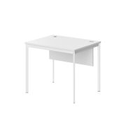 Стол рабочий с фронтальной панелью IMAGO-S 90x72 см, белый