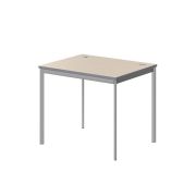 Стол рабочий IMAGO-S 90x72 см, клен мультиплекс/алюминий