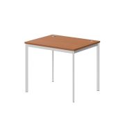 Стол рабочий IMAGO-S 90x72 см, груша ароза/белый