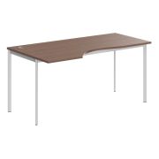 Стол эргономичный левый IMAGO-S 160x90 см, ясень шимо/белый