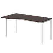 Стол эргономичный левый IMAGO-S 160x90 см, венге магия/белый