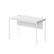 Стол рабочий с фронтальной панелью IMAGO-S 120x60 см, белый