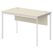 Стол рабочий с фронтальной панелью IMAGO-S 120х72, Клен/Белый