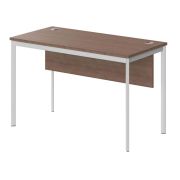 Стол рабочий с фронтальной панелью IMAGO-S 120x60 см, ясень шимо/белый