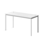 Стол рабочий IMAGO-S 140x60 см, белый/алюминий