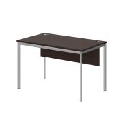 Стол рабочий с фронтальной панелью IMAGO-S 120x72 см, венге магия/алюминий