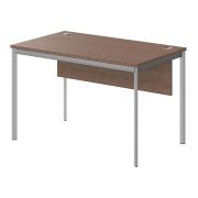 Стол рабочий с фронтальной панелью IMAGO-S 120x72 см, ясень шимо/алюминий