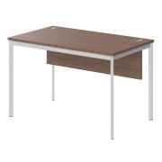 Стол рабочий с фронтальной панелью IMAGO-S 120x72 см, ясень шимо/белый