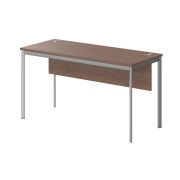 Стол рабочий с фронтальной панелью IMAGO-S 140x60 см, ясень шимо/алюминий