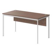 Стол рабочий с фронтальной панелью IMAGO-S 140x72 см, ясень шимо/белый