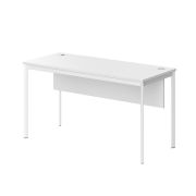 Стол рабочий с фронтальной панелью IMAGO-S 140x60 см, белый