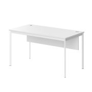 Стол рабочий с фронтальной панелью IMAGO-S 140x72 см, белый
