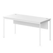 Стол рабочий с фронтальной панелью IMAGO-S 160x72 см, белый