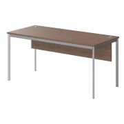 Стол рабочий с фронтальной панелью IMAGO-S 160x72 см, ясень шимо/алюминий