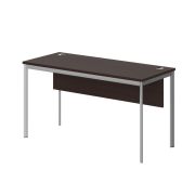 Стол рабочий с фронтальной панелью IMAGO-S 140x60 см, венге магия/алюминий
