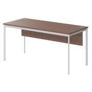 Стол рабочий с фронтальной панелью IMAGO-S 160x72 см, ясень шимо/белый