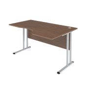 Стол эргономичный правый IMAGO-M 140x90 см, орех французский
