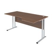 Стол эргономичный правый IMAGO-M 160x90 см, орех французский