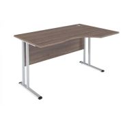 Стол эргономичный правый IMAGO-M 140x90 см, ясень шимо