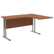 Стол эргономичный правый IMAGO-M 140x120 см, орех французский