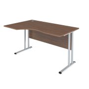 Стол эргономичный левый IMAGO-M 140x90 см, орех французский