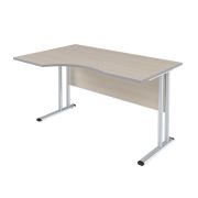 Стол эргономичный левый IMAGO-M 140x90 см, клен/мультиплекс
