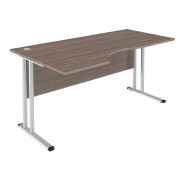 Стол эргономичный левый IMAGO-M 160x90 см, ясень шимо