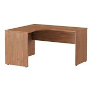 Стол эргономичный левый IMAGO 140x120 см, орех французский